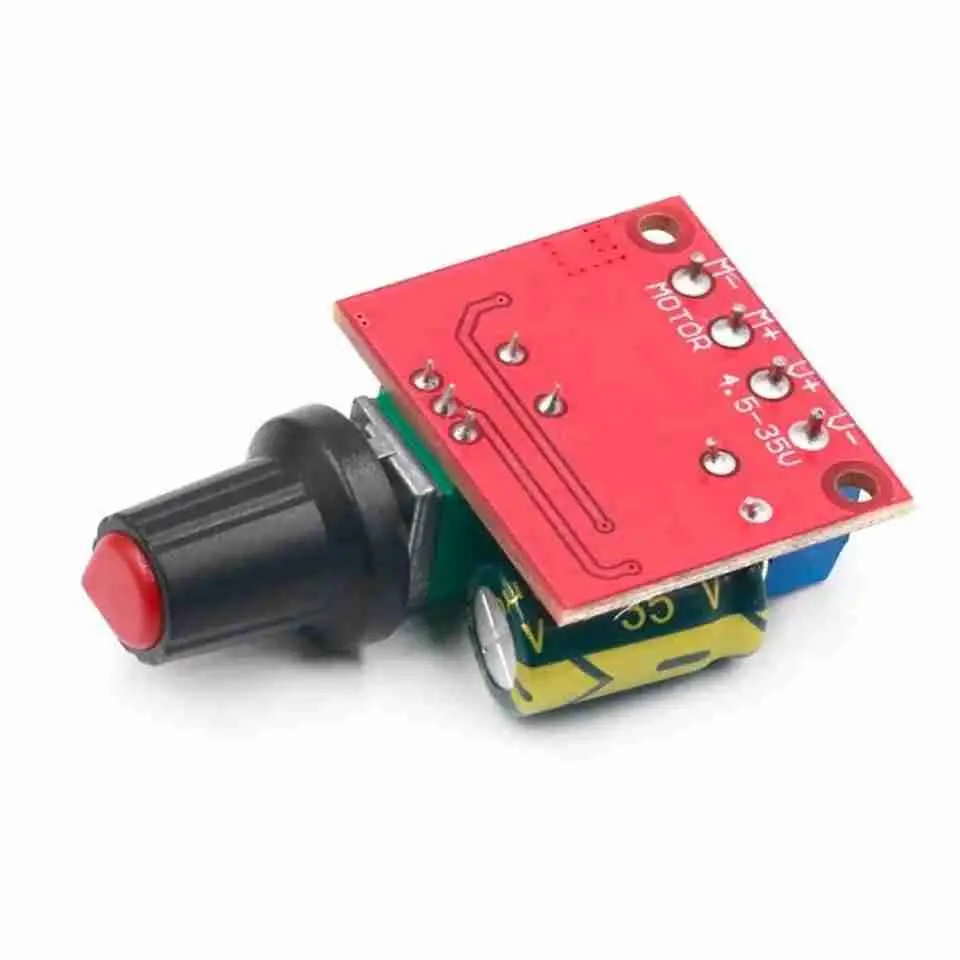 CONTROLADOR DE VELOCIDAD PWM PARA MOTOR 5A 5V-35V - OPTIMIZA TU PLOTTER E IMPRESORAS DTF