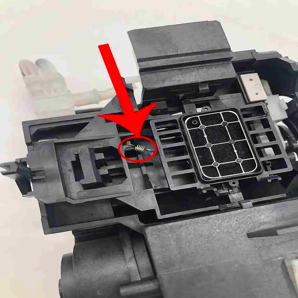 [CP0132] ESPRING O RESORTE DEL CAPING DE LA  UNIDAD DE LIMPIEZA O BOMBA DE SUCCIÓN PARA IMPRESORAS EPSON.