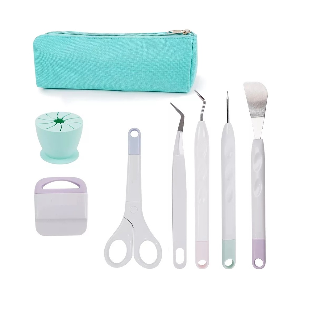 KIT BÁSICO DE HERRAMIENTAS DE VINILO PARA MANUALIDADES DIY Y COSTURA – CAMEO Y CRICUT