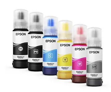 [CP0183] KIT DE TINTAS EPSON T555 PARA IMPRESORA ECOTANK L8180 | ALTO RENDIMIENTO Y COLORES VIVOS
