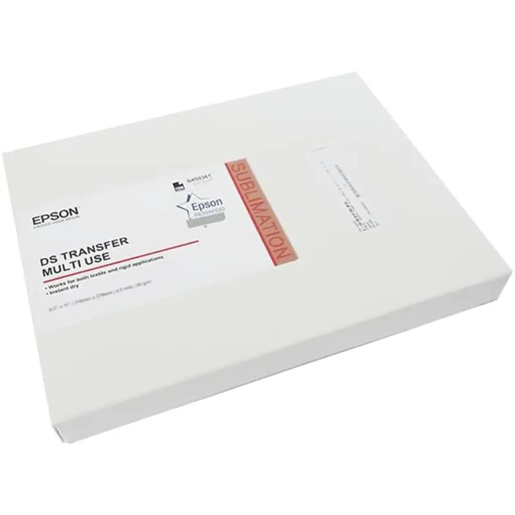 [S450361] PAPEL ORIGINAL DE EPSON PARA SUBLIMACIÓN 8.5 X 11" | 100 HOJAS CARTA | ALTA CALIDAD PARA SUBLIMACIÓN