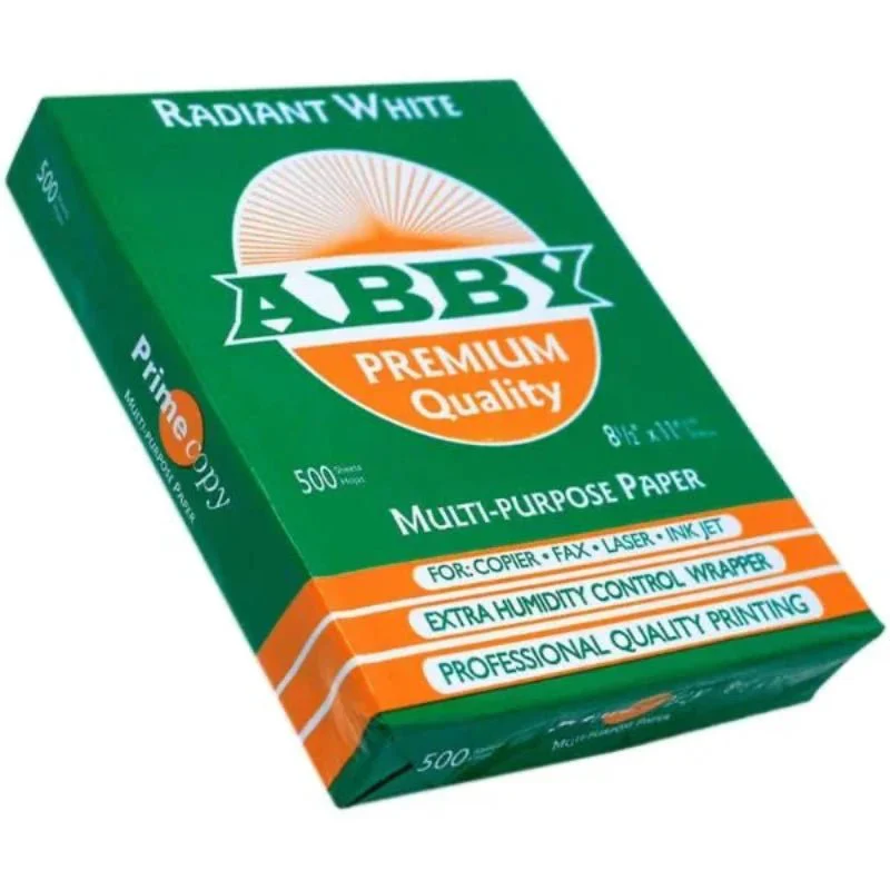 [CP0247] RESMA DE PAPEL BLANCO RADIANTE BOND 20 8.5" X 11" ABBY PREMIUM – 500 HOJAS