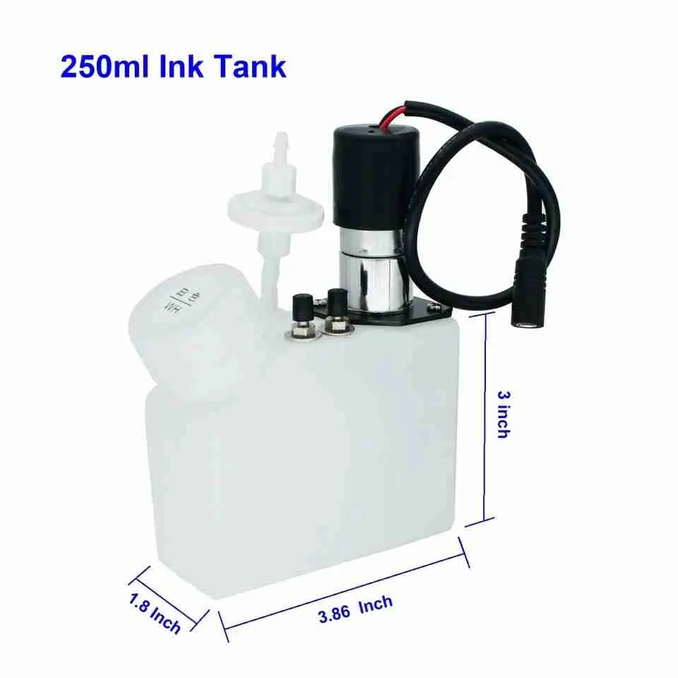 [CP0270] TANQUE DE TINTA BLANCA + MOTOR DC24V PARA IMPRESORAS EPSON ADAPTADAS PARA DTF.