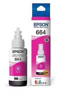 BOTELLA DE TINTA T664 ORIGINAL PARA IMPRESORAS EPSON L210, L220, L355, L575, L395 Y OTROS MODELOS COMPATIBLES.