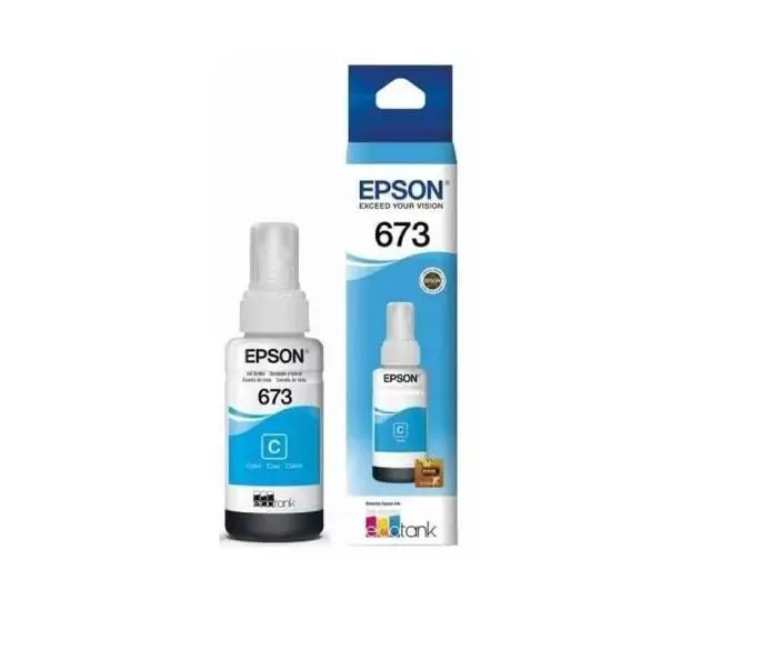 TINTA ORIGINAL EPSON T673 PARA IMPRESORA ECOTANK L800, L805, L810, L850, L1800.