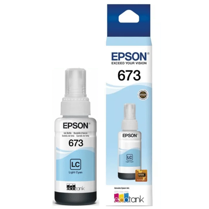 TINTA ORIGINAL EPSON T673 PARA IMPRESORA ECOTANK L800, L805, L810, L850, L1800.