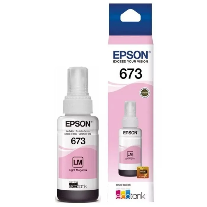 TINTA ORIGINAL EPSON T673 PARA IMPRESORA ECOTANK L800, L805, L810, L850, L1800.