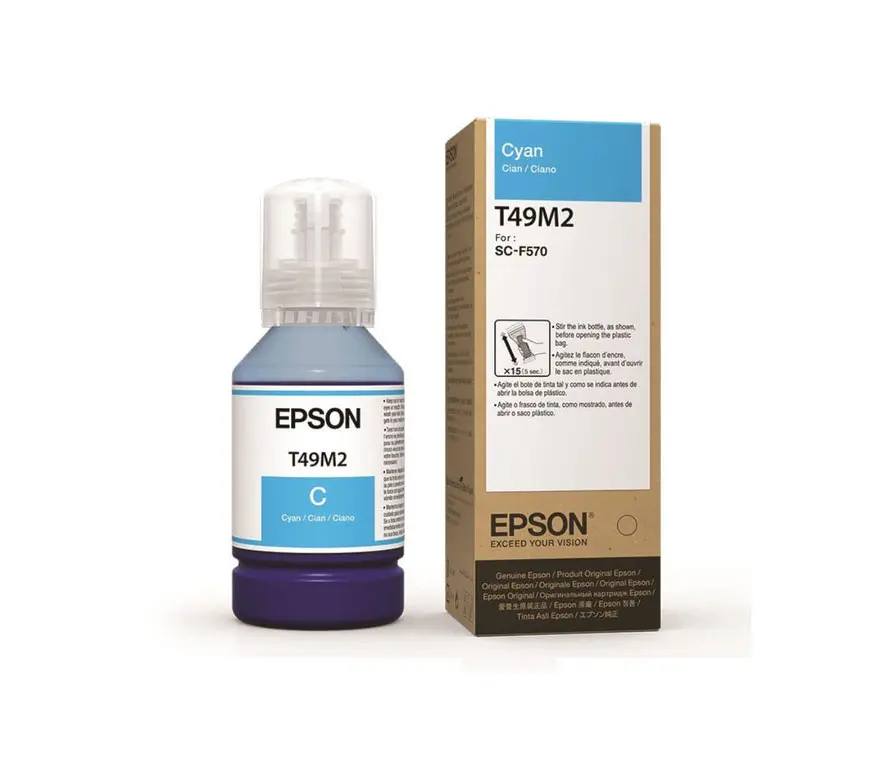 TINTA ORIGINAL DE EPSON PARA SUBLIMACIÓN T49M - F170, F570.