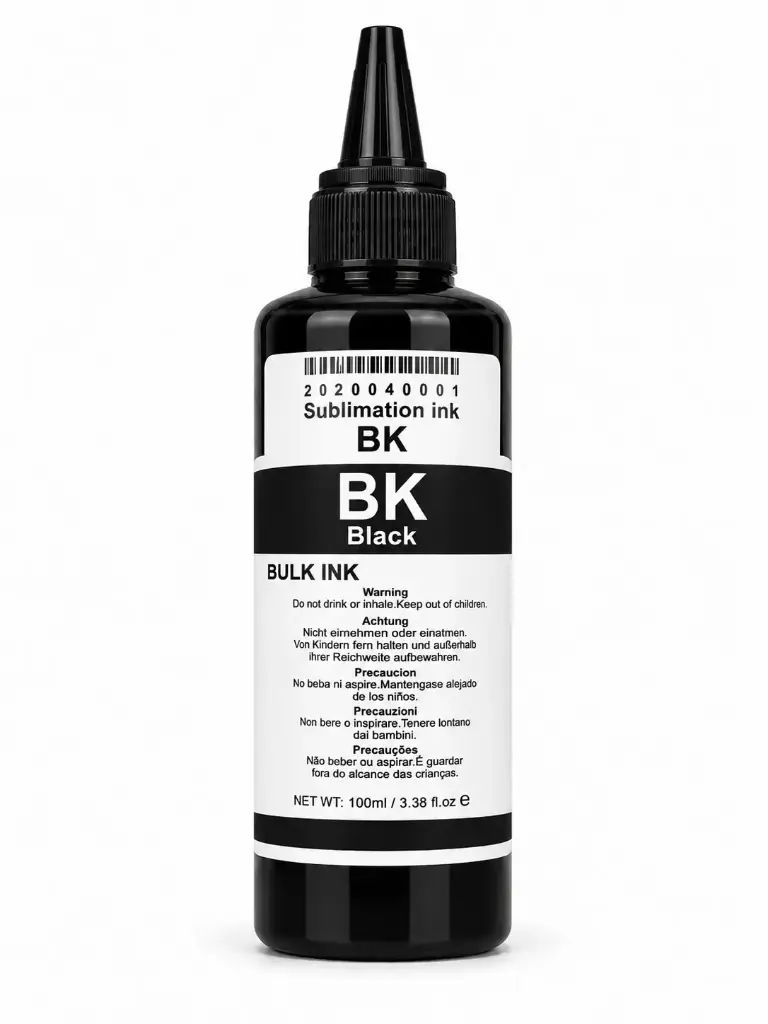 [TISUB1] TINTA DE SUBLIMACIÓN GENÉRICA PARA IMPRESORAS EPSON - CALIDAD PREMIUM (Negro - Black)