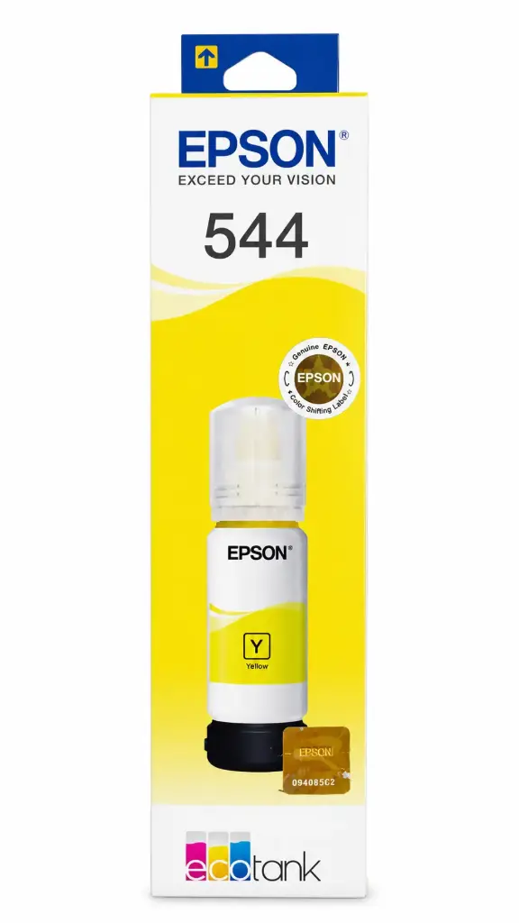 TINTA 544 GENÉRICA PARA IMPRESORAS EPSON, L5590, L1250, L3250 Y OTROS MODELOS COMPATIBLES.