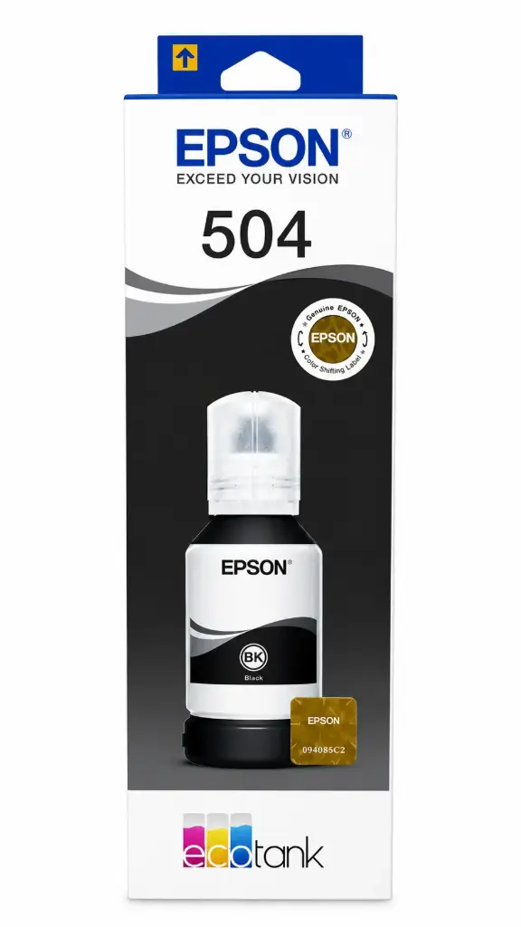 [CP4782] TINTA GENÉRICA EPSON 504 PARA IMPRESORAS EPSON (Negro - Black)