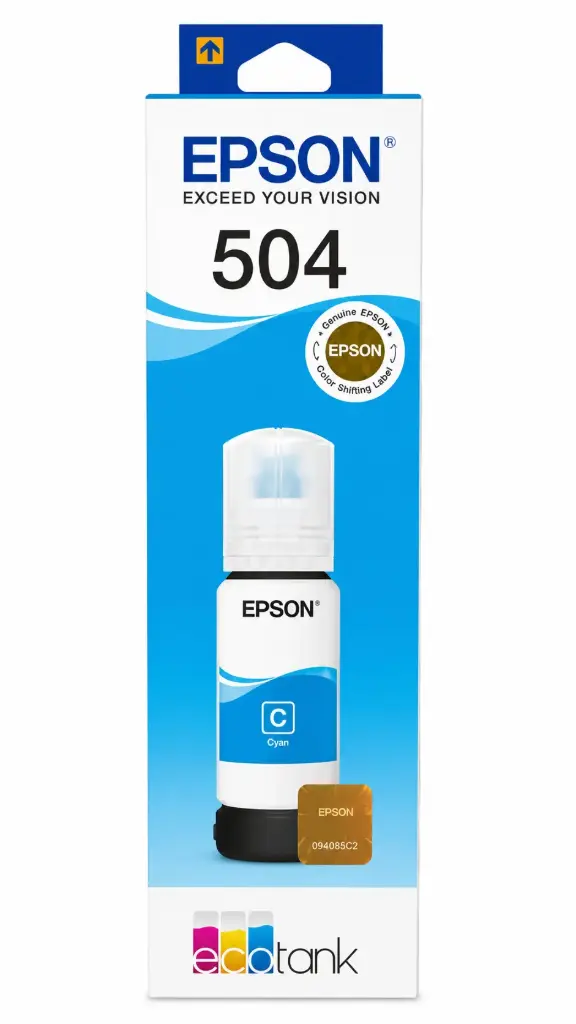 TINTA GENÉRICA EPSON 504 PARA IMPRESORAS EPSON