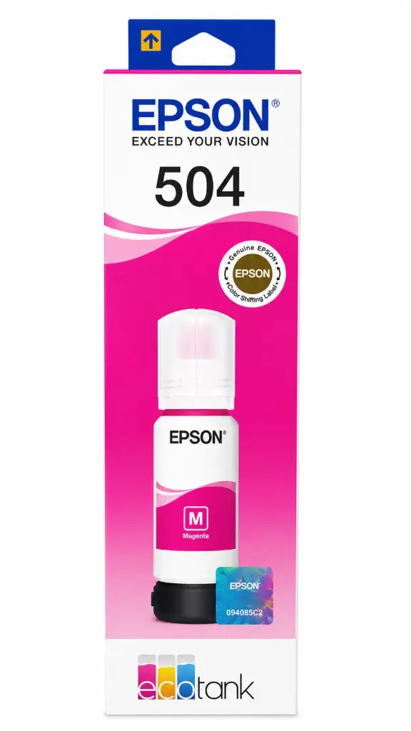 TINTA GENÉRICA EPSON 504 PARA IMPRESORAS EPSON