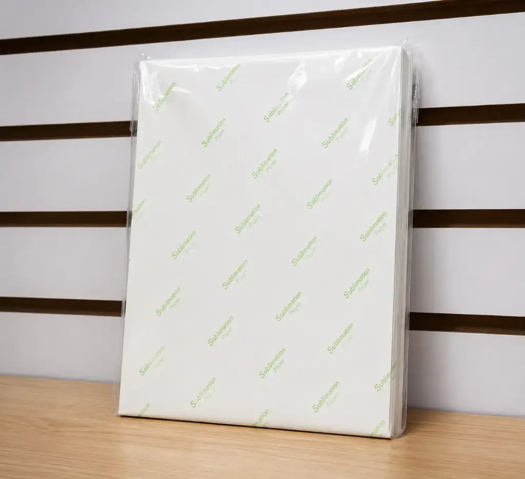 Papel de Sublimación Genérico Letras Verdes – Resma 100 Hojas para Impresión Térmica (8.5x11)