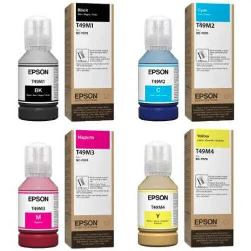 KIT DE TINTA EPSON T49M - JUEGO DE 4 COLORES